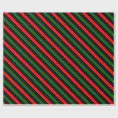 Papier Cadeau liner red  and green Papel de regalo (Plat)