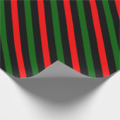 Papier Cadeau liner red  and green Papel de regalo (Coin)