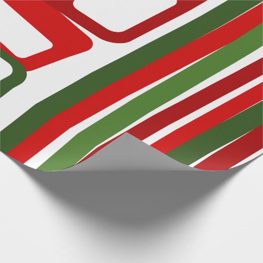 Papier Cadeau Lines and Rectangles  (Coin)
