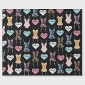 Papier Cadeau Lingerie personnalisée multiOccasion (Plat)