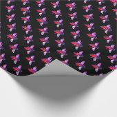 Papier Cadeau L'insecte pourpre rose de Honey Bee (Coin)