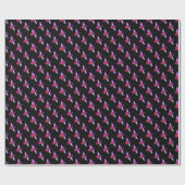 Papier Cadeau L'insecte pourpre rose de Honey Bee (Plat)