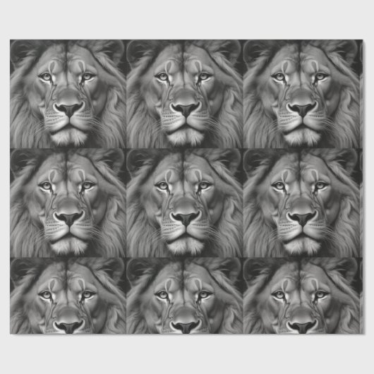 Papier Cadeau Lion (Plat)