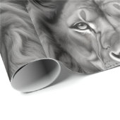 Papier Cadeau Lion (Coin rond)