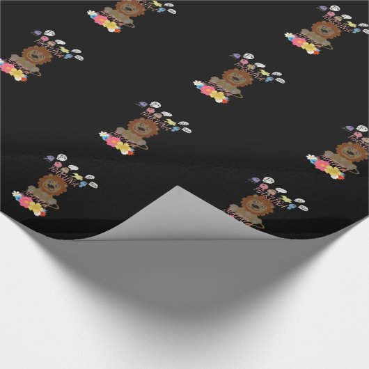 Papier Cadeau Lion. (Coin)