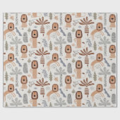 Papier Cadeau Lion ! (Plat)