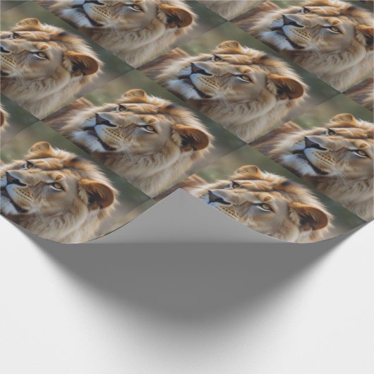 Papier Cadeau Lion (Coin)