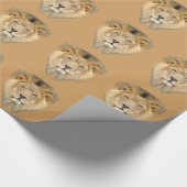 Papier Cadeau Lion africain (Coin)