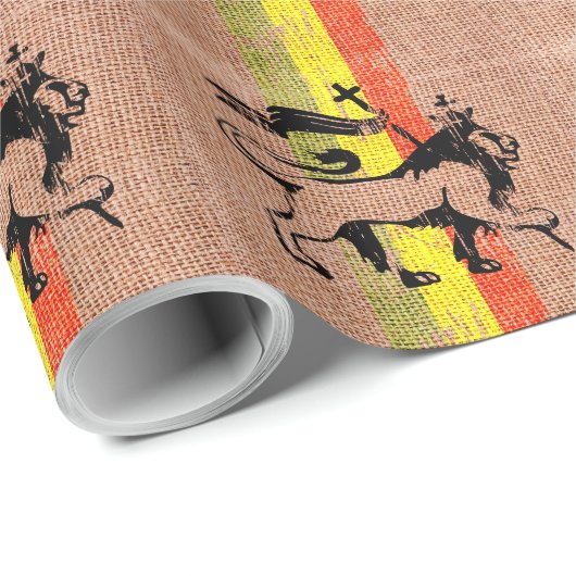 Papier Cadeau Lion King (Coin rond)