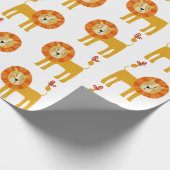 Papier Cadeau Lion mignon (Coin)
