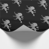 Papier Cadeau Lion royal d'argent (Coin)
