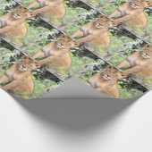 Papier Cadeau Lionne fière (Coin)