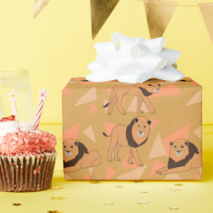 Papier Cadeau Lions