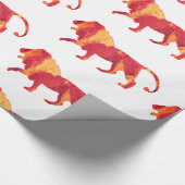 Papier Cadeau Lions de feu (Coin)