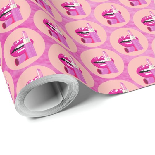 Papier Cadeau Lips (Coin rond)