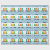 Papier Cadeau Lire Ne pas interdire le papier d'emballage (Plat)