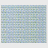 Papier Cadeau Lis Art nouveau (Plat)