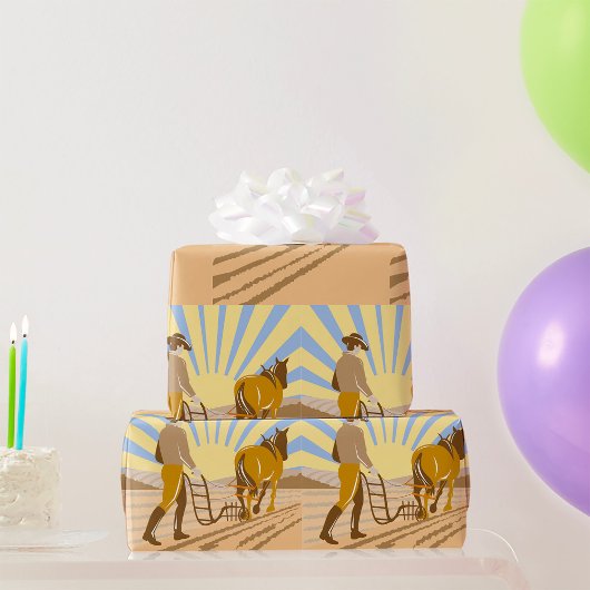 Papier Cadeau Lissage d'un champ