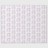 PAPIER CADEAU LISTE À FAIRE : YOGA (Plat)