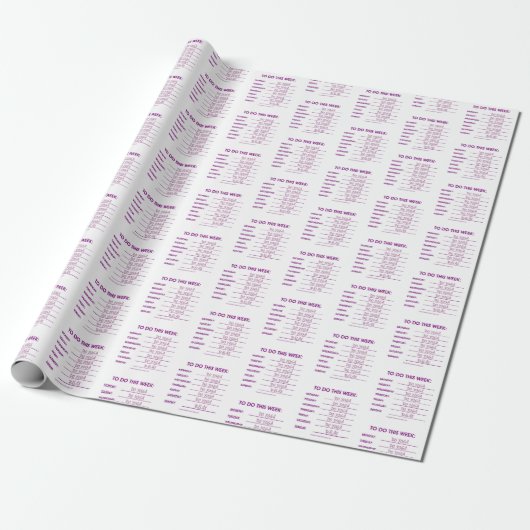 PAPIER CADEAU LISTE À FAIRE : YOGA (Déroulé)