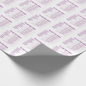 PAPIER CADEAU LISTE À FAIRE : YOGA (Coin)