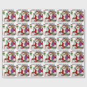 Papier Cadeau Liste de vilains (Plat)