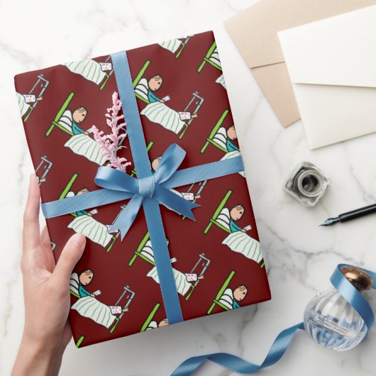 Papier Cadeau Lit Hôpital (Cadeaux)
