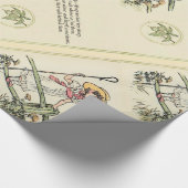 Papier Cadeau Little Bo-Peep : Pépinière classique Kate Greenawa (Coin)