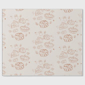 Papier Cadeau Little Cutie Pie Fall Baby Shower (Plat)