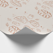 Papier Cadeau Little Cutie Pie Fall Baby Shower (Coin)