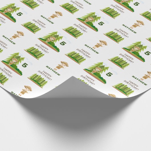 Papier Cadeau Little Explorer (Coin)