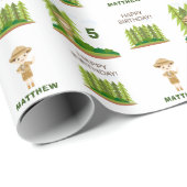 Papier Cadeau Little Explorer (Coin rond)