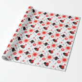 Papier Cadeau Little Ladybug mignon Parti Motif (Déroulé)