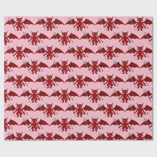 Papier Cadeau Little Red Devil Thunder_Cove (Plat)