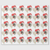 Papier Cadeau Little Santa Pekingese (Plat)
