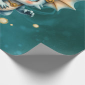 Papier Cadeau Little Steam Dragon – Professional Chaos Engineer. (Coin)