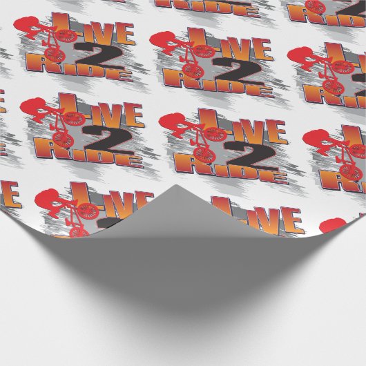 PAPIER CADEAU LIVE-2-RIDE-BMX (Coin)