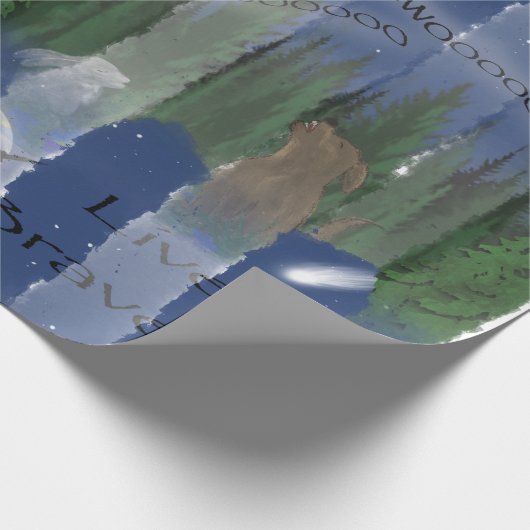 Papier Cadeau live bravely (Coin)