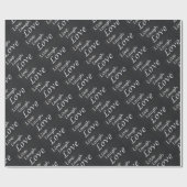 Papier Cadeau Live Laugh Love (Plat)