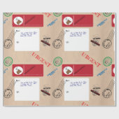 Papier Cadeau Livraison de Noël ! (Plat)