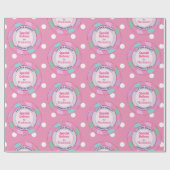 Papier Cadeau Livraison spéciale Bunny de Pâques Parties scintil (Plat)