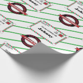 Papier Cadeau Livraison spéciale père Noël Toy Factory pour enfa (Coin)