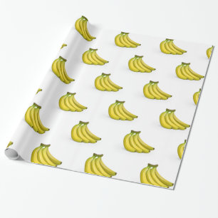 PAPIER CADEAU LIVRE DE BAIN DE BANANES FUNNY
