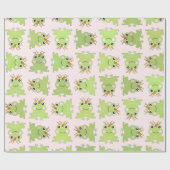 Papier Cadeau Livre d'histoire Conte de fées Grenouille Prince B (Plat)