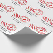 Papier Cadeau Livré par Reindeer mail joli Noël (Coin)