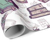 Papier Cadeau Livres (Coin rond)