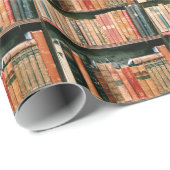 Papier Cadeau Livres antiques (Coin rond)