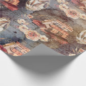 Papier Cadeau Livres magiques vintages (Coin)