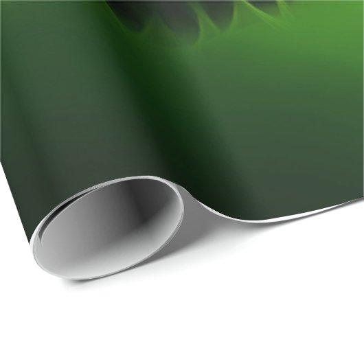 Papier Cadeau Lizard vert à l'oeil vert (Coin rond)