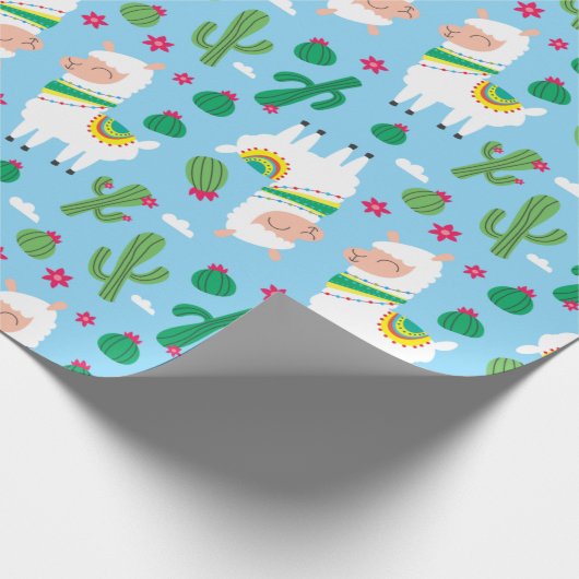 Papier Cadeau Llamas (Coin)